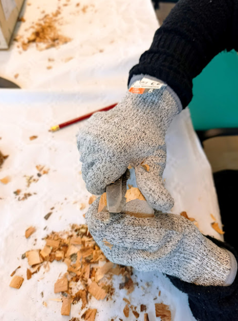 Atelier sculpture sur bois